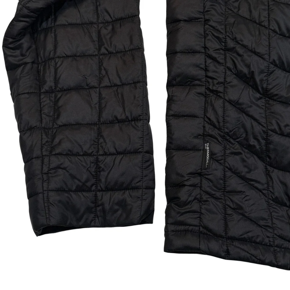 The North Face Thermoball Eco Jacket Mens Medium Black Quilted Puffer NF0A4QSP